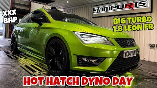 Hot Hatch Dyno Day at JM IMPORTS!!! Big Turbo 1.8 SEAT LEON FR, Fiesta ST's and a Few more...