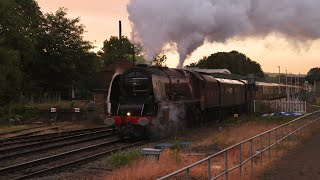 The Duchess at Dusk! 6233 Duchess of Sutherland 18th June 2022