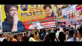 king nagarjuna fans hungama in vijayawada | wilddog | akkineni nagarjuna|