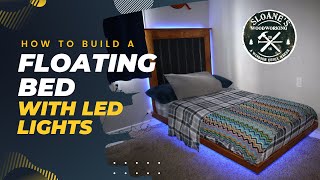 How To Build A Floating Bed | Wood Bed | Bed | Rustic Bed | Woodworking