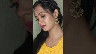 Raksha Bandhan makeup look for yellow outfit || #viral #makeup #shorts #short #ytshorts#youtubeshort