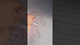 mamãe desenha enquanto ensina e espera a bebéia fazer dever de casa. #relax relax