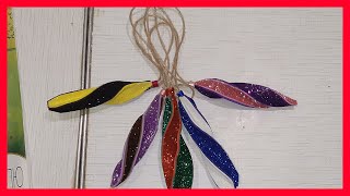 Cómo hacer adornos navideños DIY 9 / How to make Christmas decorations DIY (Foam Handicraft Sheets)