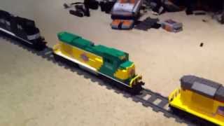 My Custom Lego Train Locomotive Fleet