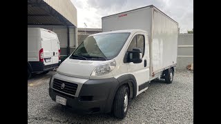 Nova Fiat Ducato chassi 2.3 multijet 2018 com baú facchini