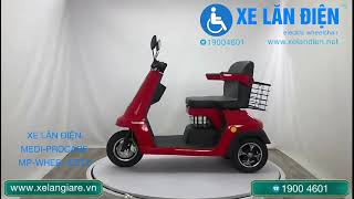 Xe điện 3 bánh, xe ba bánh điện, xe máy điện 3 bánh giá rẻ cho người già, khuyết tật MEDI-PROCARE