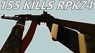 155 kills with the *RPK74* in Phantom Forces