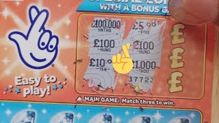 only 3 scratch cards let's see 👀win or not