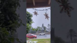 Huge rainstorm in Southern California! (very soothing)