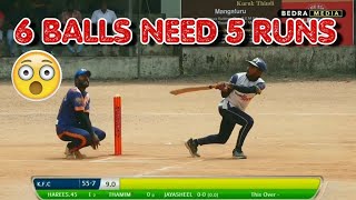 6 BALLS NEED 5 RUNS -Thrilling Final Over Match - Underarm Cricket Match Mangalore - Bedra Media