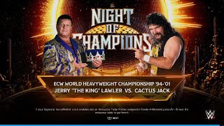 WWE 2K24 Jerry Lawler vs Cactus Jack