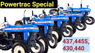 Powertrac 437 and powertrac 4455, 430,440special video | powertrac tractor video special |