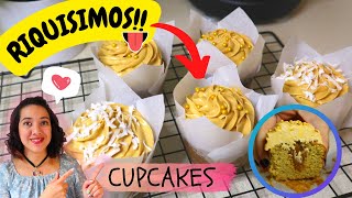 DULCE DE LECHE CUPCAKES! 🧁 Receta BASICA y Decoracion FACIL