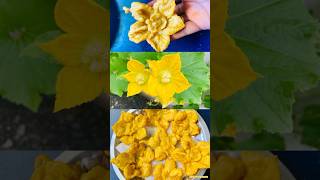 Poosanikai Poo Bajji || Pumpkin Flowers Bajji Recipe || #tasty #rainyday #recipe #reels #shorts#vlog