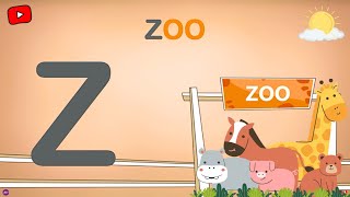 Tracing & Phonics Letter Z 🦛 | Uppercase Alphabet | Explore the World of Learning