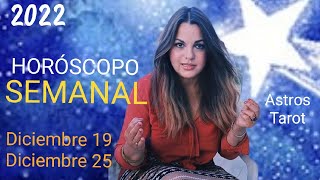 🧿🔮🎄HORÓSCOPO SEMANAL | del 19 al 25 de Diciembre 2022  SIGNO a SIGNO/Gabriela y los Astros