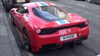 Supercars of London 2015 - February Part 2 - Enzo, 918, TRON Aventador and more!