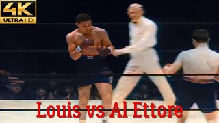 Joe Louis (USA) vs Al Ettore (USA) | KNOCKOUT Fight | 4K Ultra HD