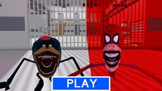 SPIDER-MAN VS SHIN SHADOW PRISON RUN (SCARY OBBY) - Full Gameplay - No Commentary #roblox