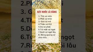 Sức khỏe là vàng #suckhoe #doisong #baihoccuocsong #xuhuong #reels