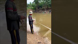 WOOW!!!Fisherman Cast Net Fishing Real Life Amazing Fishing At Countryside.(Episode 100)