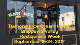 Ramones Ice Cream Parlor - Chippewa Valley Restaurant Week - Eau Claire WI - Sept 2017