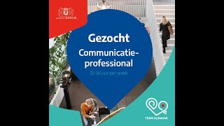 Vacature Strategisch communicatieadviseur