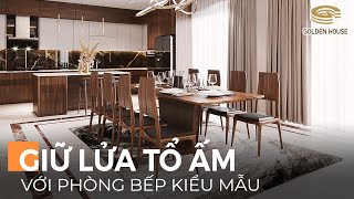 Tổng hợp thiết kế phòng bếp đẹp - Golden House Việt Nam