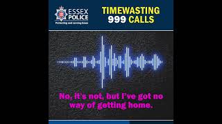 Timewasting 999 calls