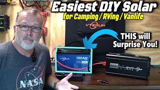 Super Easy & Affordable DIY Small Off-Grid Power Kit from VTerun