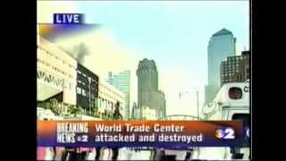 WTC 7 'Collapse' LIVE? CBS2 NY (with report it already collapsed)