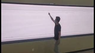 Finger touch on LED screen video wall interactive large screen 15meter whole screen draw laser touch