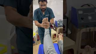 Foot Ankle joint adjustment HVLA MANIPULATION #adjustment #short