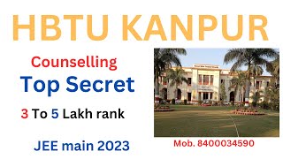 HBTU Kanpur CUTOFF | Placement | HBTU Cutoff Through JEE Mains | Spot Round cutoff 2023 open #hbtu