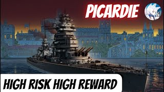 Picardie, high risk high reward high skill cap in World of Warships Wows Blitz