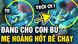 Đang nằm bé trai bỗng KÉO GỐI ÔM khiến người mẹ hớt hãi LÔI 2 CON BỎ CHẠY | Tin 3 Phút