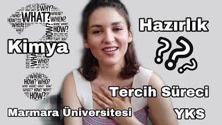 MARMARA ÜNİVERSİTESİ | KİMYA BÖLÜMÜ | İNGİLİZCE HAZIRLIK OKUMAK |TERCİH SÜRECİ |GÖZTEPE KAMPÜSÜ |YKS