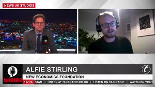 Alfie Stirling responds to the public sector pay freeze on talkRADIO