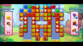 TOWNSHIP   Colorful Puzzle  Match -3  game level # 2137