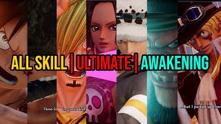 All One Piece Character Skill, Ultimate & Awakening - Jump Force Gameplay