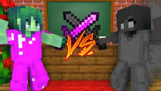 Monster School : WITHER GIRL VS ZOMBIE GIRL CHALLENGE - Minecraft Animation