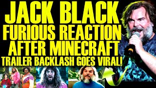 JACK BLACK ATTACKS FANS AFTER MINECRAFT MOVIE TRAILER BACKLASH HITS WORLD RECORD! A TOTAL FAILURE