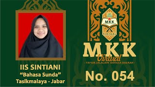 MKK Virtual - Iis Sintiani | 054 - Pondok Pesantren Riyadlul Ulum Cilolohan Tasikmalaya