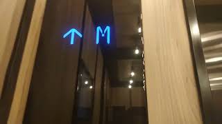 3 Hitachi Elevators at Moxy Hotel Bangkok Thailand (Shuttle G-9)