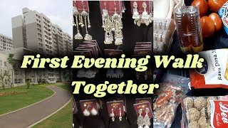 My First Vlog | Bangalore Vlog | Bengali moved to Bangalore | Evening walk through Sobha Dream Acres