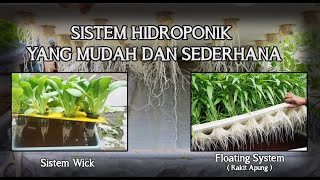 SISTEM HIDROPONIK YANG MUDAH DAN SEDERHANA