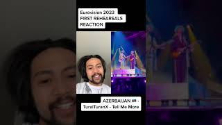 Reaction: Azerbaijan's First Rehearsal 🇦🇿 | First Reactions | Eurovision Fam