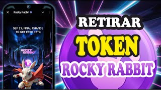 como RETIRAR TOKEN de ROCKY RABBIT | WALLET telegram | Rabbitcoin #rockyrabbitairdrop #rockyrabbit