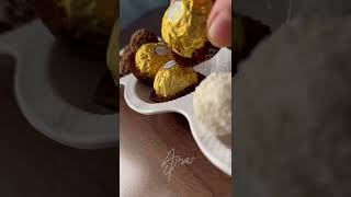 Filling Platter With Ferrero Rocher |ASMR #shorts