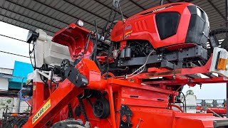 FIRST TIME LAUNCHING || KUBOTA MU 5502 4WD WITH BALKAR -525 BOX HARVESTER